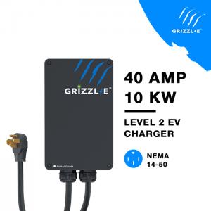 Grizzl-E Classic 40Amp Level 2 EV Charger – NEMA 14-50, 24ft Premium Cable