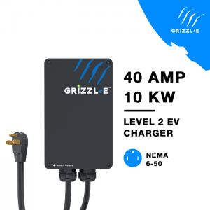 Grizzl-E Classic 40Amp Level 2 EV Charger – NEMA 6-50, 24ft Premium Cable