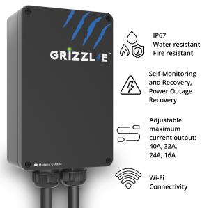Grizzl-E Smart 40Amp Level 2 EV Charger – NEMA 14-50, 24ft Premium Cable - Photo #4