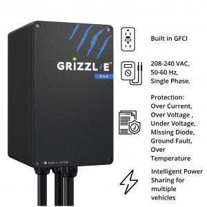 Grizzl-E Duo 40 A Level 2 EV Charger – NEMA 14-50, 24ft Premium Cable - Photo #3